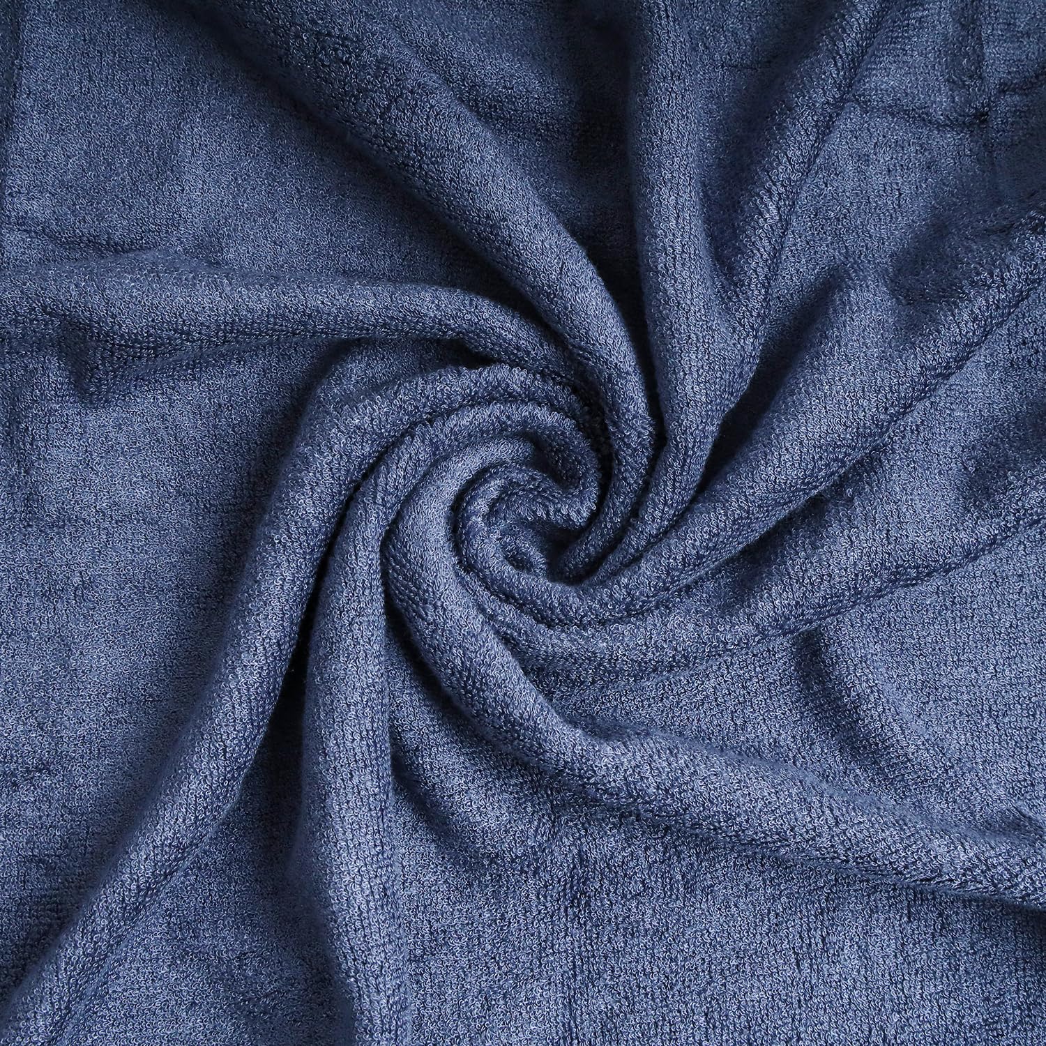Linear Bamboo Bath Towel 450 Gsm | Large Size Bath Towel For Men & Women Soft, Highly Absorbent & Quick Dry (Blue)