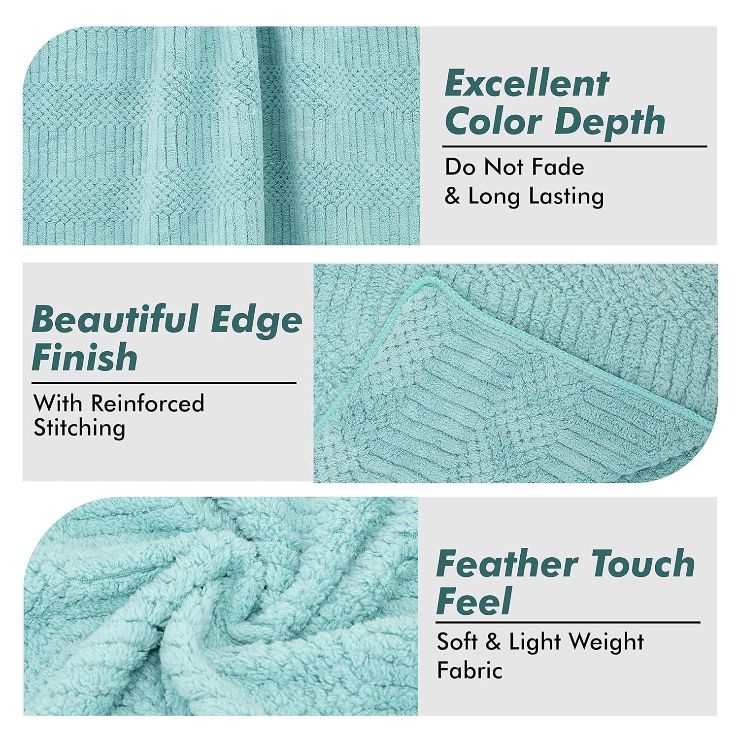 Urbanleaf Microfiber Large Bath Towel 350 Gsm | Quick Dry Super Absorbent Bath Towel For Men & Women (Light Green)