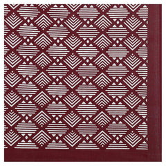 Printed Double Bedsheets For King Size With Tow Matching Pillow Covers - 90 X 100 Inches, Maroon & White | Comfort Jaipuri Collection Bedsheet - Suitable For All Seasons