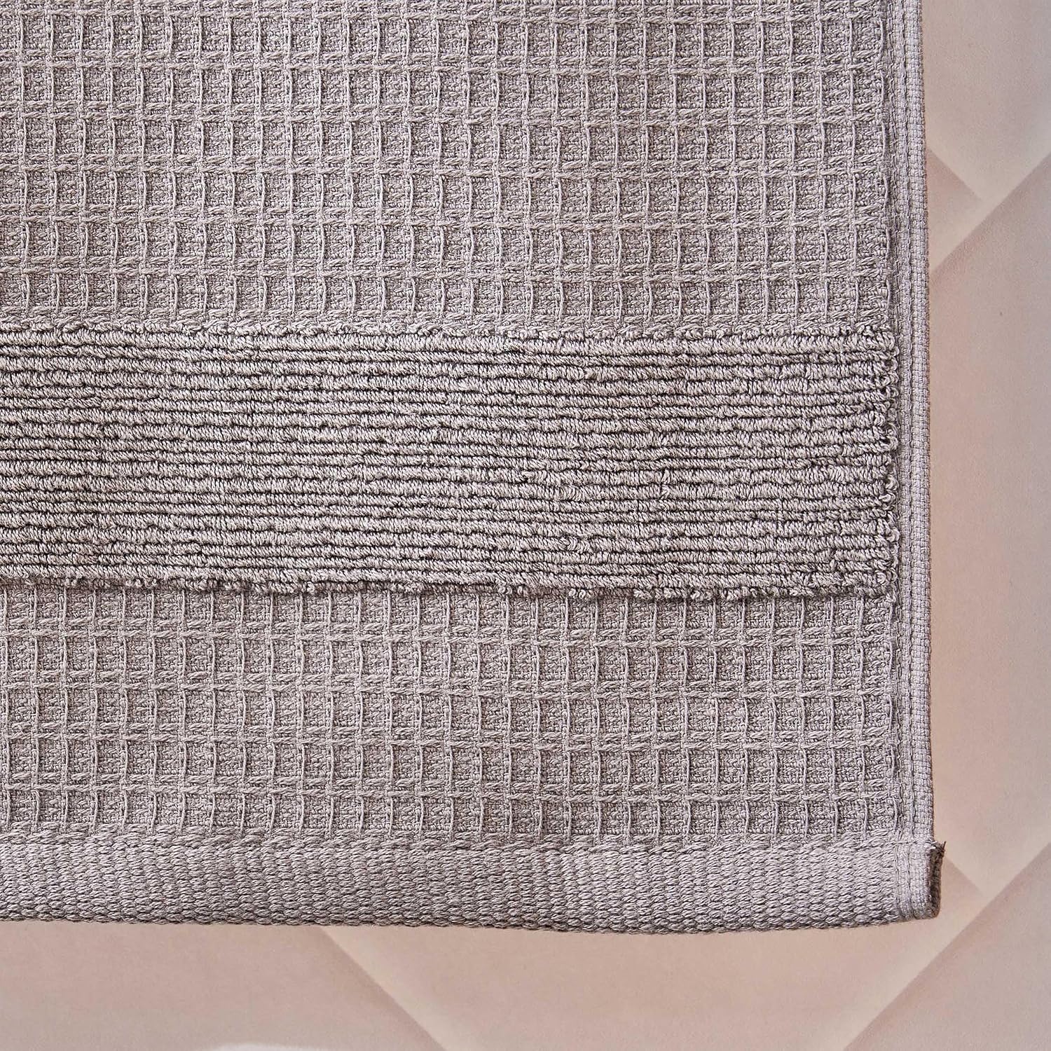 100% Bci Cotton Waffle Hand Towel 250 Gsm (Grey)