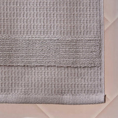 100% Bci Cotton Waffle Hand Towel 250 Gsm (Grey)