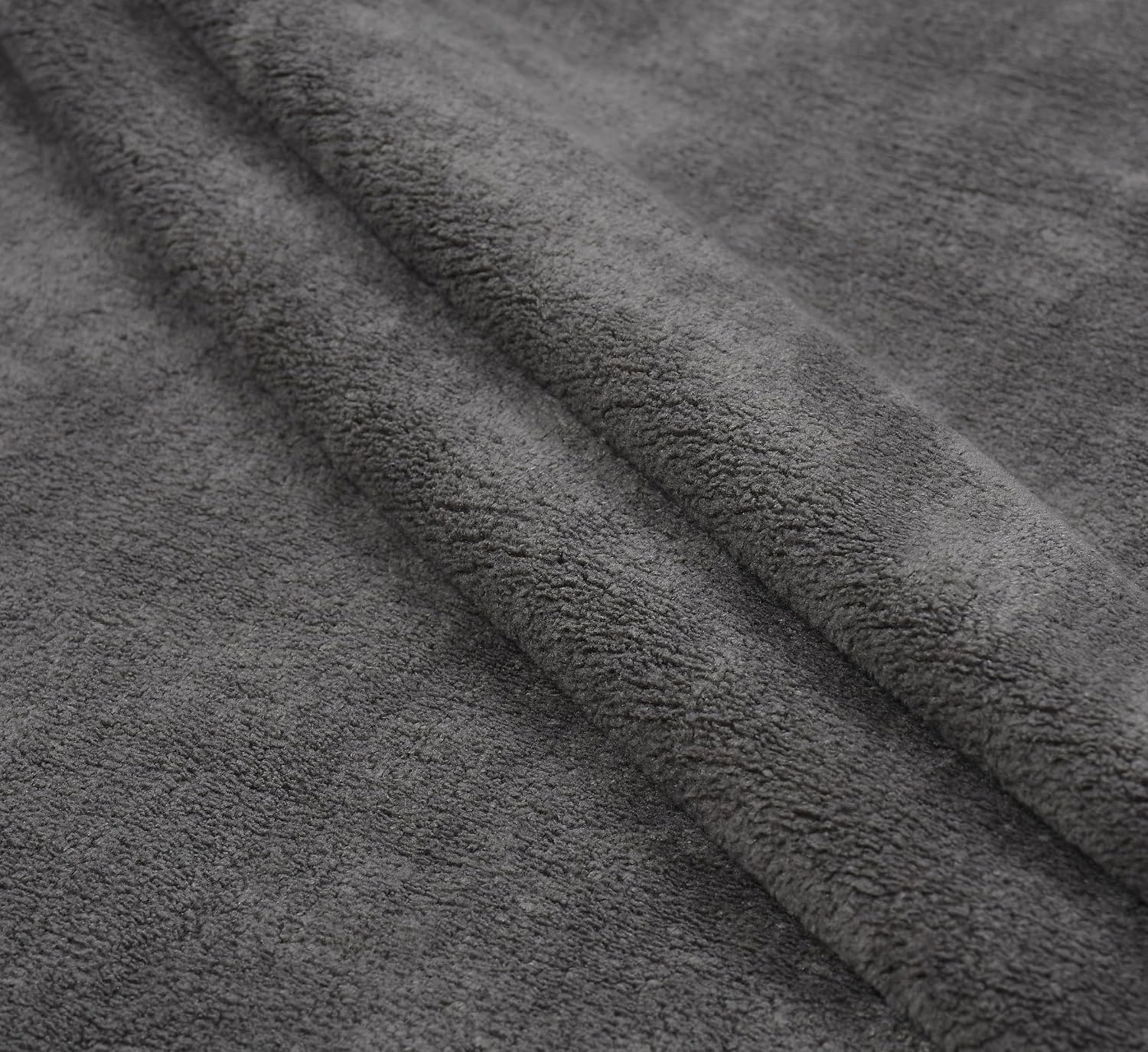 Cotton Bolls Microfiber Large Bath Towel 800 Gsm | Quick Dry Super Soft Higly Absorbent Lint Free Bath Towel For Men & Women, Travel, Gym, Beach, Pool, Yoga (Grey)