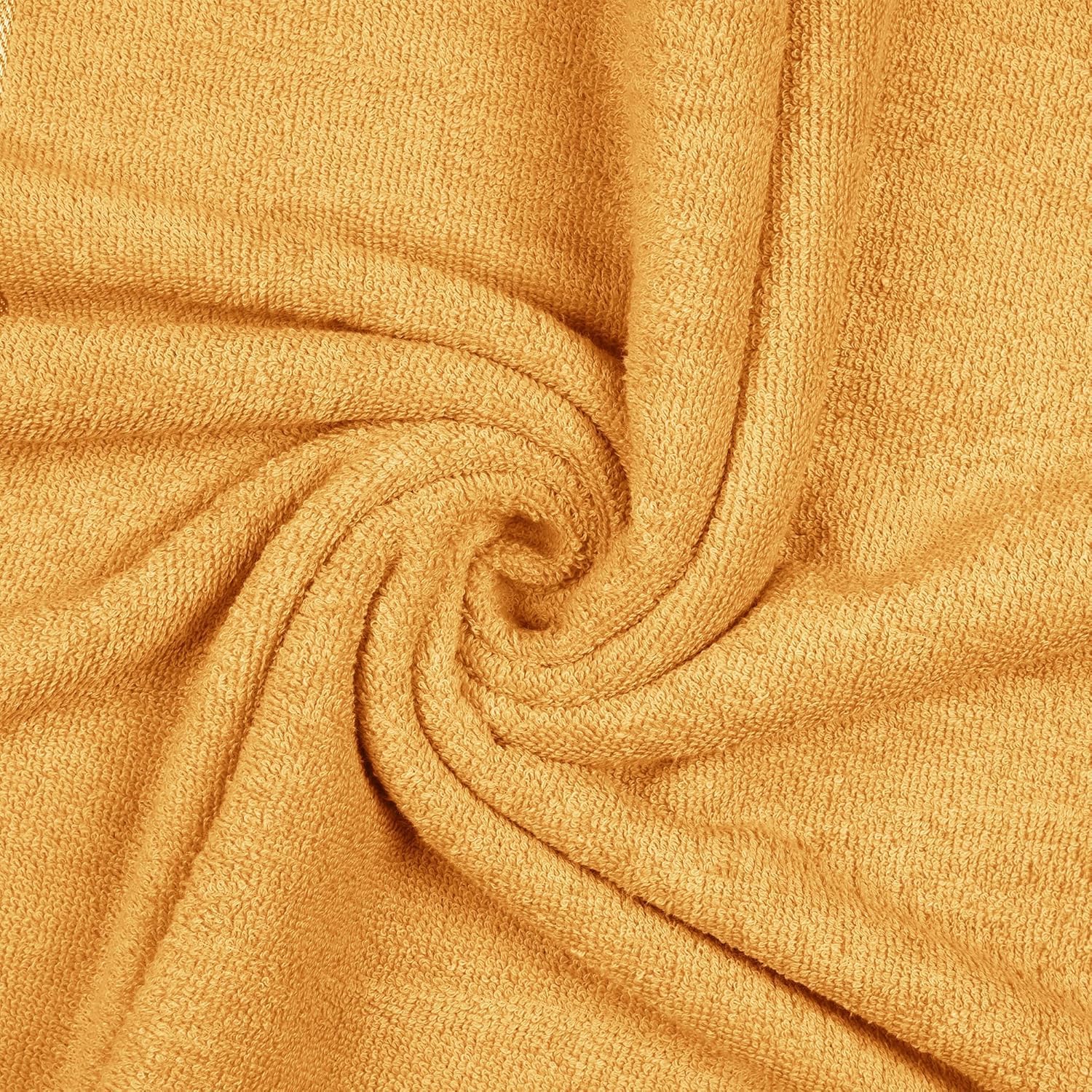 T Trendy Mart Bath Towel Large Size 450 Gsm | Quick Dry 100% Cotton Bath Towels For Men, Women & Kids (Yellow)
