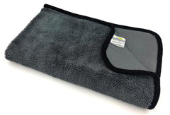 Softspun Microfiber Cloth Towel 400 Gsm | Extra Thick Microfiber Cleaning Cloths Perfect For Bike, Auto, Cars Both Interior & Exterior (Grey)- Pack Of 1