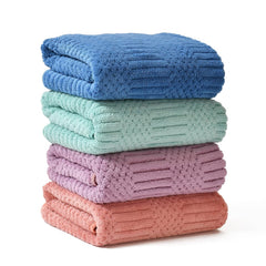 Urbanleaf Super Soft Microfiber Hand Towels Gym & Workout Towels (4 Pieces, Multi Colors) 400 Gsm