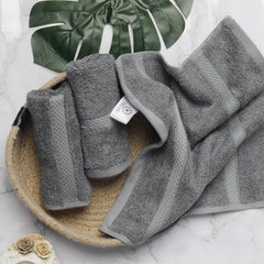 Velve 100% Bamboo Bath + Hand + Face Towel 600 Gsm | 2x Softer & Absorbent Than Cotton Towels (Assorted)- Pack Of 3
