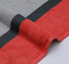RD Trend 100% Cotton Bath Towels 500 Gsm | Soft & Absorbent Bath Towel For Men, Women Urban Comfort (White & Red)