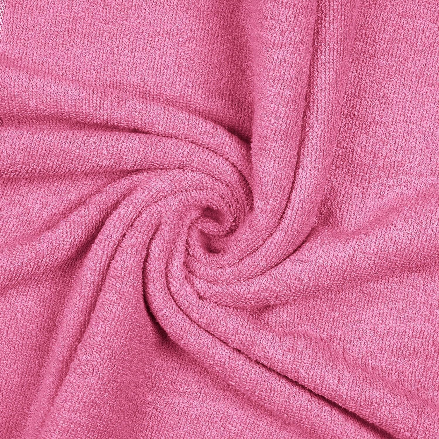 T Trendy Mart Bath Towel Large Size 450 Gsm | Quick Dry 100% Cotton Bath Towels For Men, Women & Kids (Pink)
