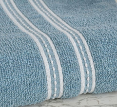 Cotton Bolls Polycotton Large Size Terry Cotton Bath Towel 400 Gsm (Light Blue)