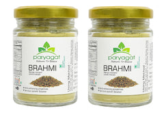 Paryagat Organic Brahmi Powder For Eating Bacopa Monnieri Leaves Powder For Immune Support, Long & Thick Hair Growth, Scalp Treatment, Dandruff Removal | 100gm 0.2lbs Each Pack Of 2