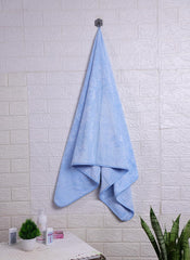 Fezora Microfiber Bath Towels 500 Gsm | Large Size Bath Towel- Super & Absorbent With Hook Quick Dry Towel For Men & Women (Light Blue)