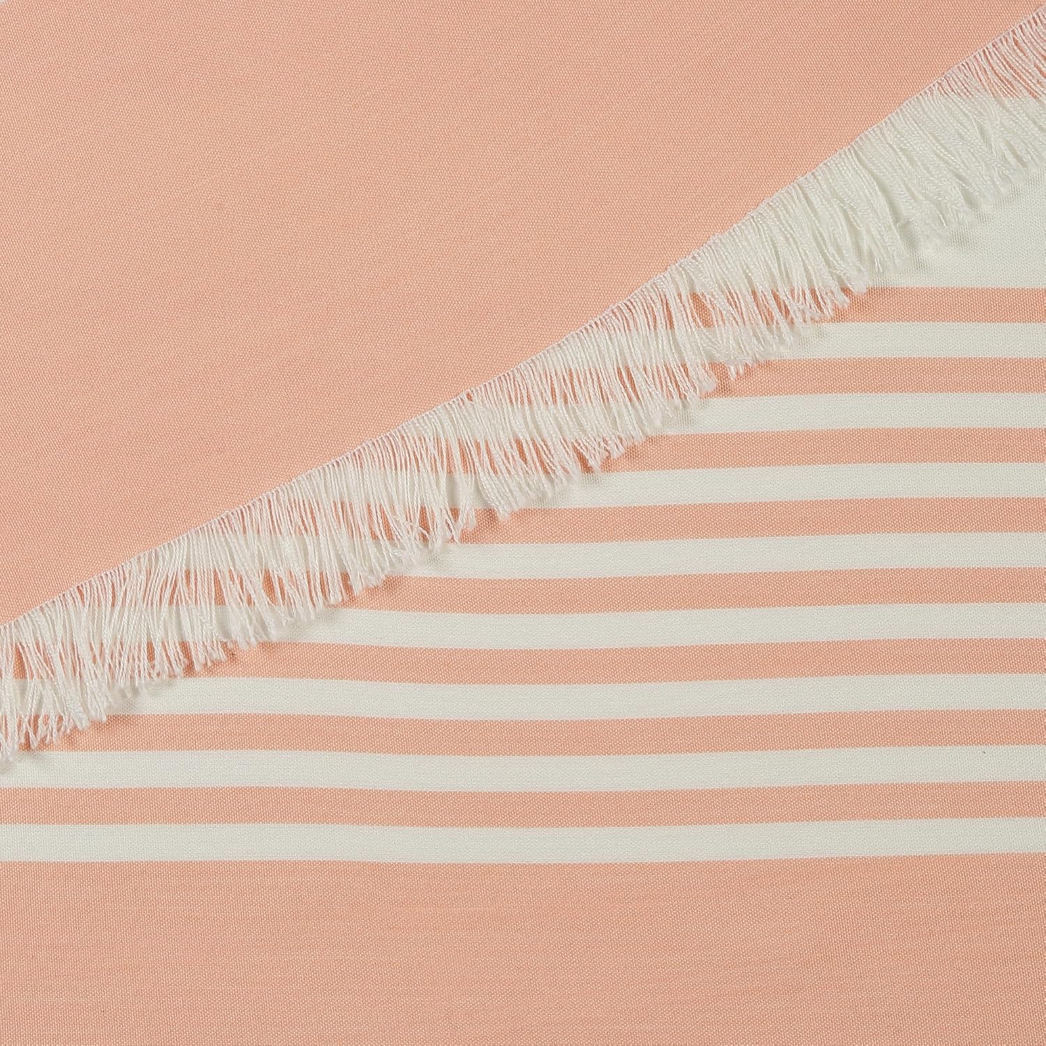 Velve 100% Bamboo Bath Towel 270 Gsm | 2x Softer & Absorbent Than Cotton Towels | Skin Friendly With Non-Toxic Colors (Peach)
