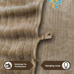 Enrich Homes Hand Small Towels 600 Gsm | Soft Microfiber Face Towels For Men & Women Kitchen & Bathroom Towel Set (Brown)- Set Of 4