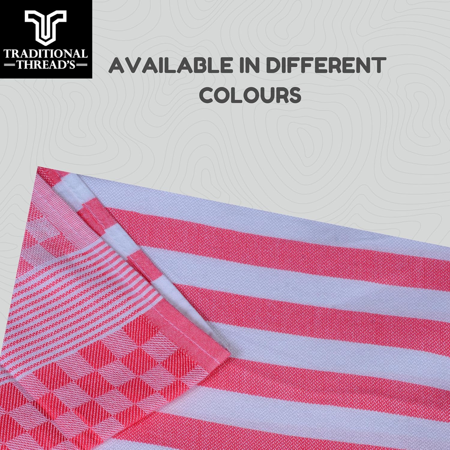 Traditional Thread'S 100% Bamboo Large Size Bath Towels 350 Gsm | Ultra Soft, Absorbent, Light Weight & Quick Dry Towel, Travel, Gym, Beach (Coral Pink)