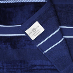 House Of Terry 100% Cotton Bath Towel 500 Gsm | Quick Dry, Soft & Absorbent, Fade-Resistant, Skin-Friendly Towel For Men & Women (Jubliee Navy)