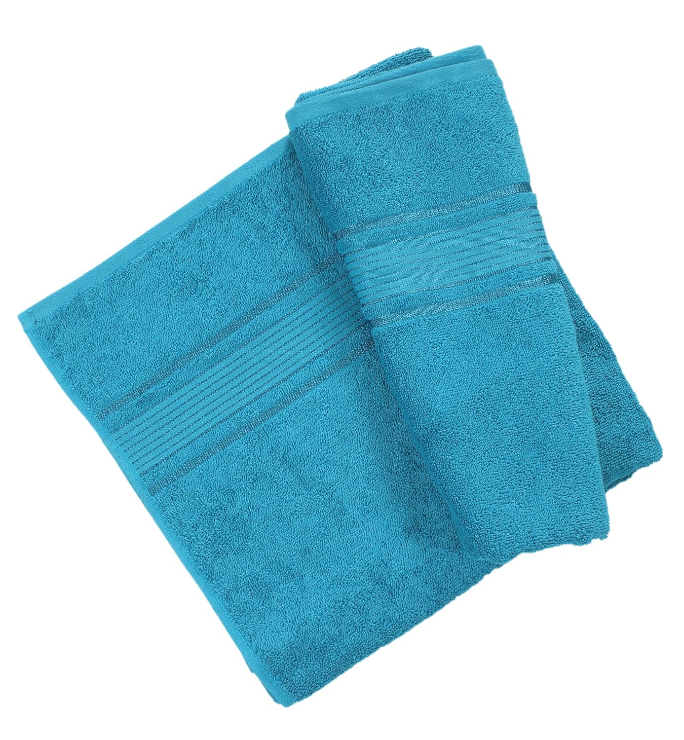 Fash Home Towel 400 Gsm | Ultra Soft, Highly Absorbent, Quick Dry, Plush & Durable Cotton Bath Towel (Teal)