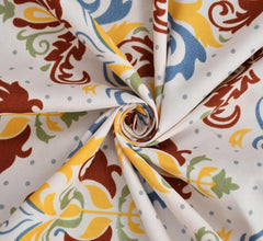 Print Cotton 1 Single Bedsheet With 1 Pillow Cover - 60 X 90 Inches, Multicolor | Soft & Breathable Fabric, Skin-Friendly Bed Sheet For All Seasons