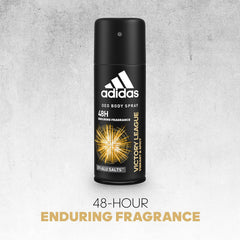 Adidas Victory League Deodorant Body Spray 150ml 5.0 Fl.oz. Men Fragrance | 24H Fresh Power | Developed With Athletes