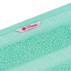 Casa Copenhagen Egyptian Cotton Solitaire Hand Towel 740 Gsm (Aqua Blue)- Pack Of 6