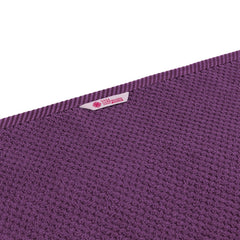 Casa Copenhagen Egyptian Cotton Waffle Large Size Bath Towel 500 Gsm (Dark Purple)