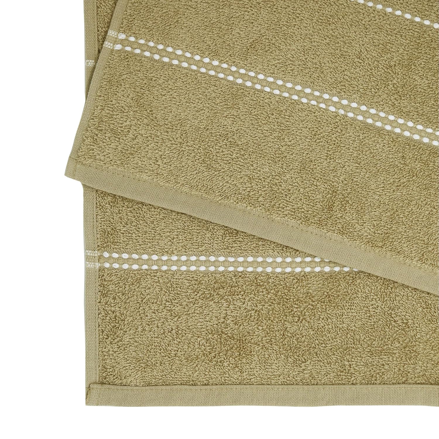 Trident Cotton Bath Towel 550 Gsm | Sanitized Finish, Quick Dry, Travel Friendly Bath Towel (Incense Wood)