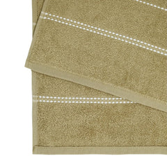 Trident Cotton Bath Towel 550 Gsm | Sanitized Finish, Quick Dry, Travel Friendly Bath Towel (Incense Wood)