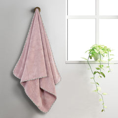 Spread Spain Microfiber Bath Towel 250 Gsm | Bath Towel For Men & Women Extra Soft Plush & High Absorbent | Set of 1 (Rose)