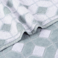 Brodloom Cotton 1 Bath Towel + 2 Hand Towels 950 Gsm | Ultra Soft, Quick Dry & Premium Gift Set Towel (Sage Green)