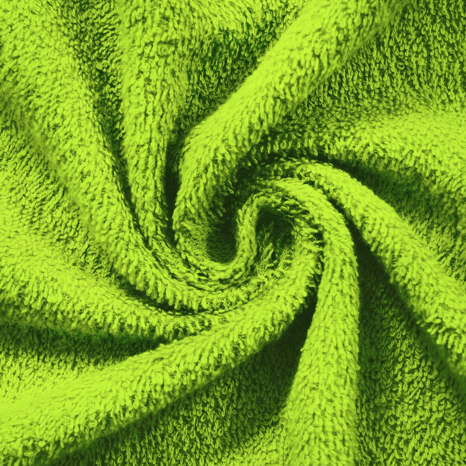 Story@Home 100% Cotton Face Towel 450 Gsm (Pack Of 10)- Green