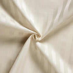 1 Fitted Elastic Bedsheet For King Size With 2 Pillow Covers - 108 X 108 Inches, Ivory | Easy Care Instructions For Long-Lasting Elegance