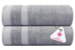 Casa Copenhagen Egyptian Cotton Exotic Hand Towel 400 Gsm (S Grey Violet)- 2 Pcs