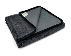 Softspun Microfiber Cloth Towel 400 Gsm | Extra Thick Microfiber Cleaning Cloths Perfect For Bike, Auto, Cars Both Interior & Exterior (Grey)- Pack Of 1