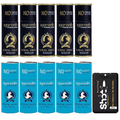 Royal Swag Ayurvedic & Herbal Cigarettes Regular Flavour & Mint Flavour 25 Sticks Each With 20ml Shot Anti Addiction Spray - (50 Sticks)
