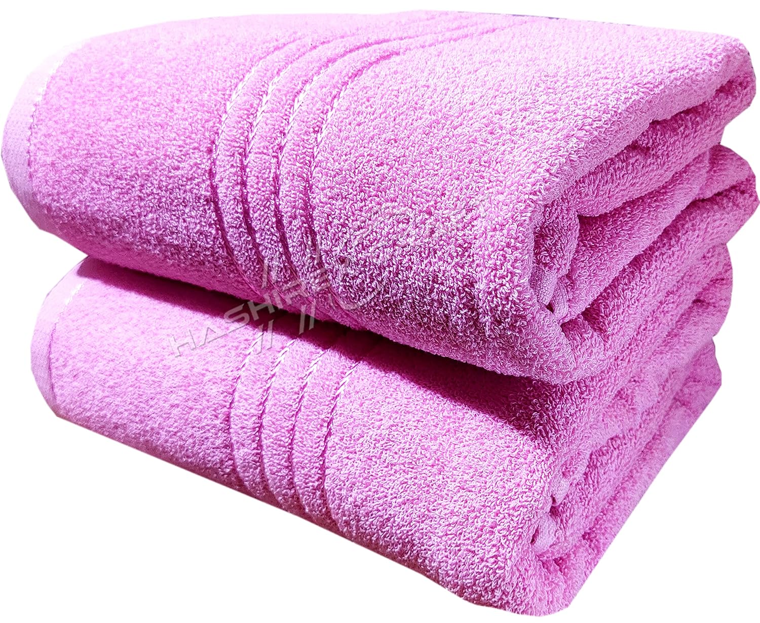 Hashirex Craft Men'S Pure Xxxl Cotton Bath Towel 650 Gsm (Pink)