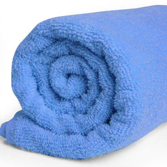 Cross Wave Exim Cotton Bath Towel 450 Gsm | Ultra Soft & Absorbent Towel (Blue)