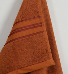 Cotton Bolls Textiles 100% Cotton Bath Towel 600 Gsm | Super Soft & Absorbent Quick-Dry Bath Towel Textured & Durable Cotton Towel (Brown)