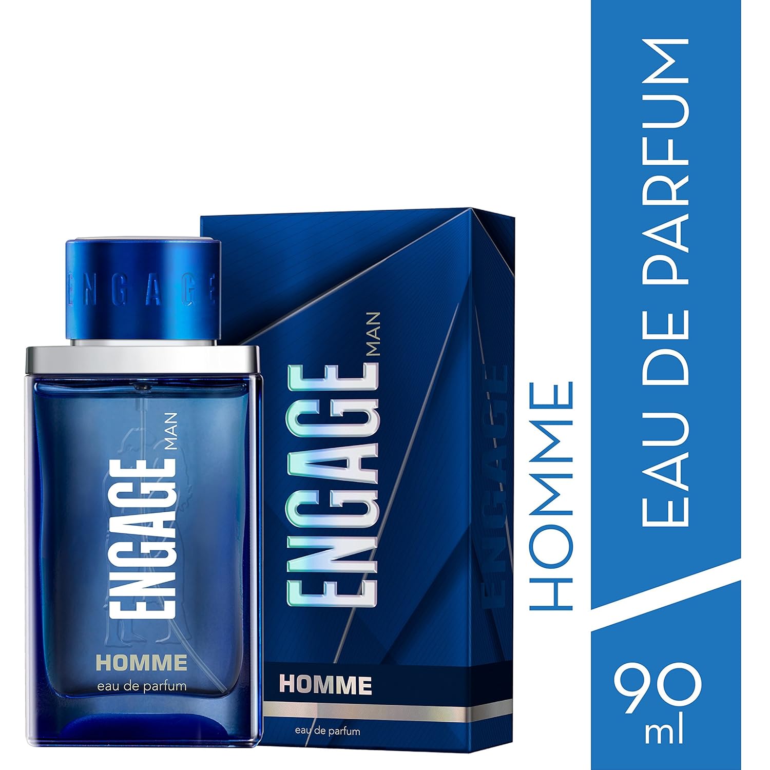 Engage Homme Eau De Parfum For Men 90ml 3 Fl.oz. & Engage W3 Perfume Spray For Women 120ml 4 Fl.oz.