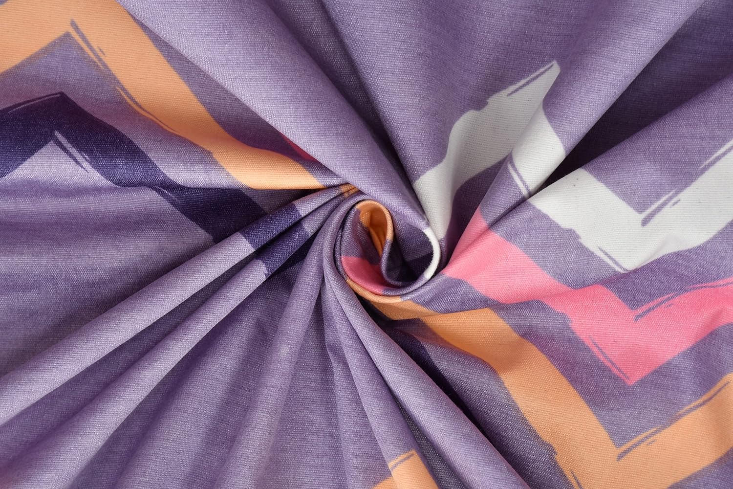 Printed Single Bedsheet With 1 Pillow Cover - 60 X 90 Inches, Lavender | Soft, Durable, Ideal For Bedroom Decoration | Suitable For Warmer Seasons