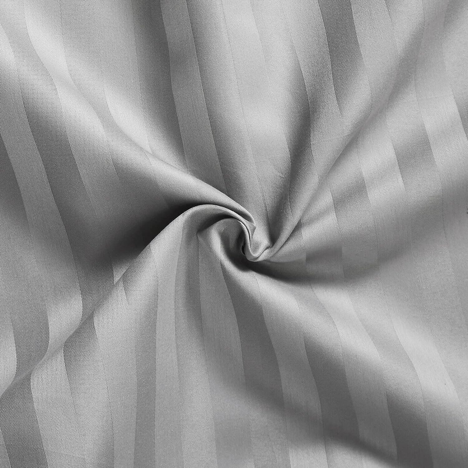 Super King Size Elastic Fitted Bedsheet With 2 Pillow Cover - 60 X 90 Inches, Light Grey | Natural Softness, Breathability & Long Lasting Comfort | Luxurious Touch