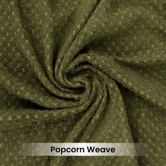 Mush Bamboo Bath Towel | Popcorn Weave 450 Gsm Large Towel For Men & Women | 3x Softer & Absorbent Than Cottton, Moss Green