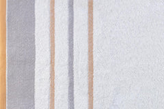 Casa Copenhagen Egyptian Cotton Exotic Hand Towel 400 Gsm (Light Grey / Beige)- 2 Pcs
