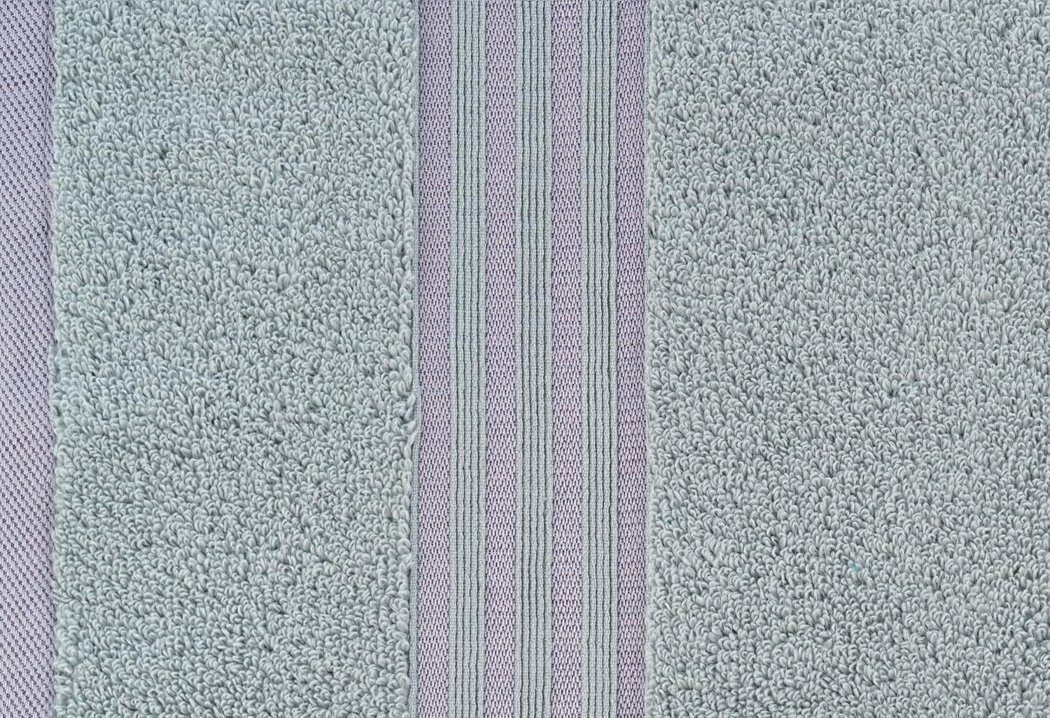 Casa Copenhagen Egyptian Cotton Zero Twist 1 Pcs Large Bath Towel 500 Gsm (Grey Violet)