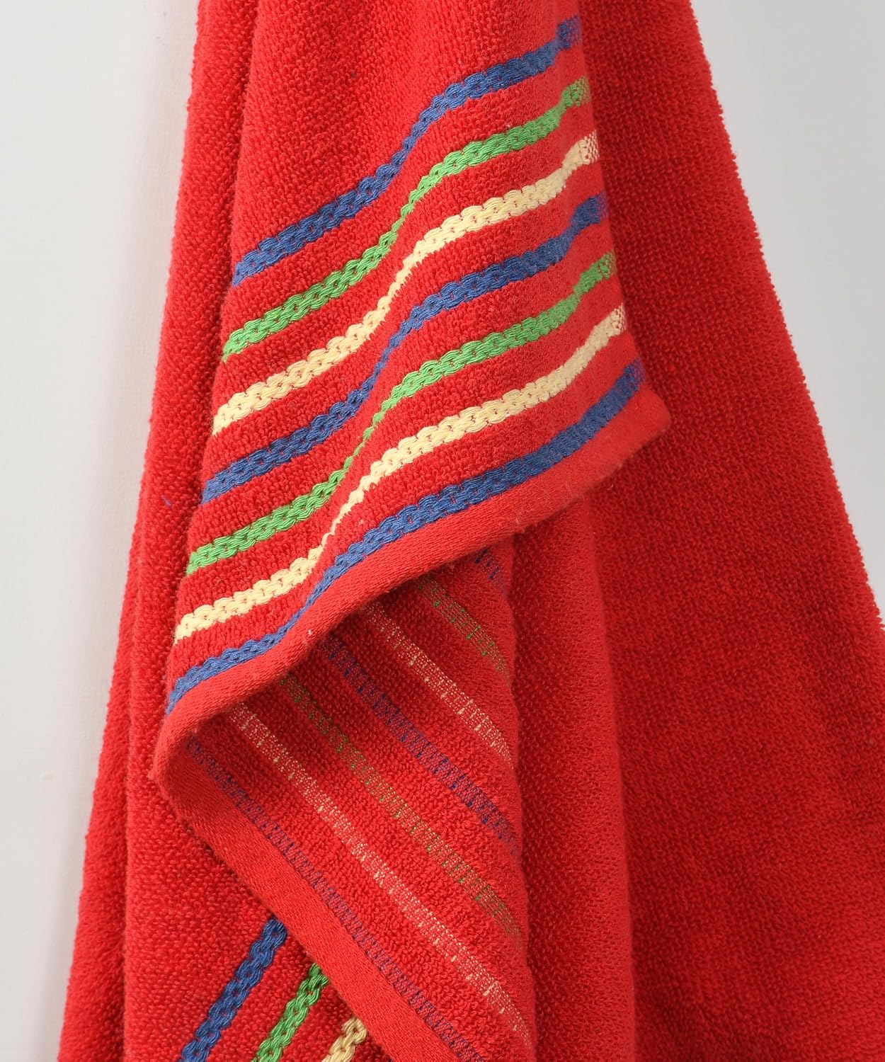 Pure Cotton Bath Towel 400 Gsm | Quick Dry Large Size Bath Towel (Red)
