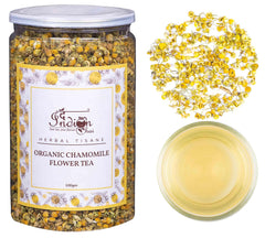 The Indian Chai Organic Chamomile Flower Tea - 100gm, 3.5 Ounce | Helps With Sleep & Improves Sleep Quality - Caffeine Free | Soothes Skin Irritations