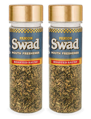 Panjon Swad Roasted Saunf Digestive Mouth Fresheners 240gm, (120gm *2 Bottles)