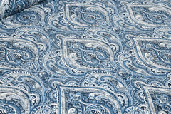 Bedsheet For Queen Bed With 2 Pillow Covers - 90 X 108 Inches, Blue | Pure Cotton Traditional Jaipuri Printed | Ideal For Both Everyday Use & Special Events