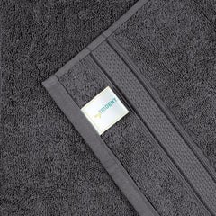 Mytrident Indulgence Collection Hand Towel 400 Gsm | 100% Cotton For Men & Women Hand Towel - Anchor Grey (Pack Of 2)