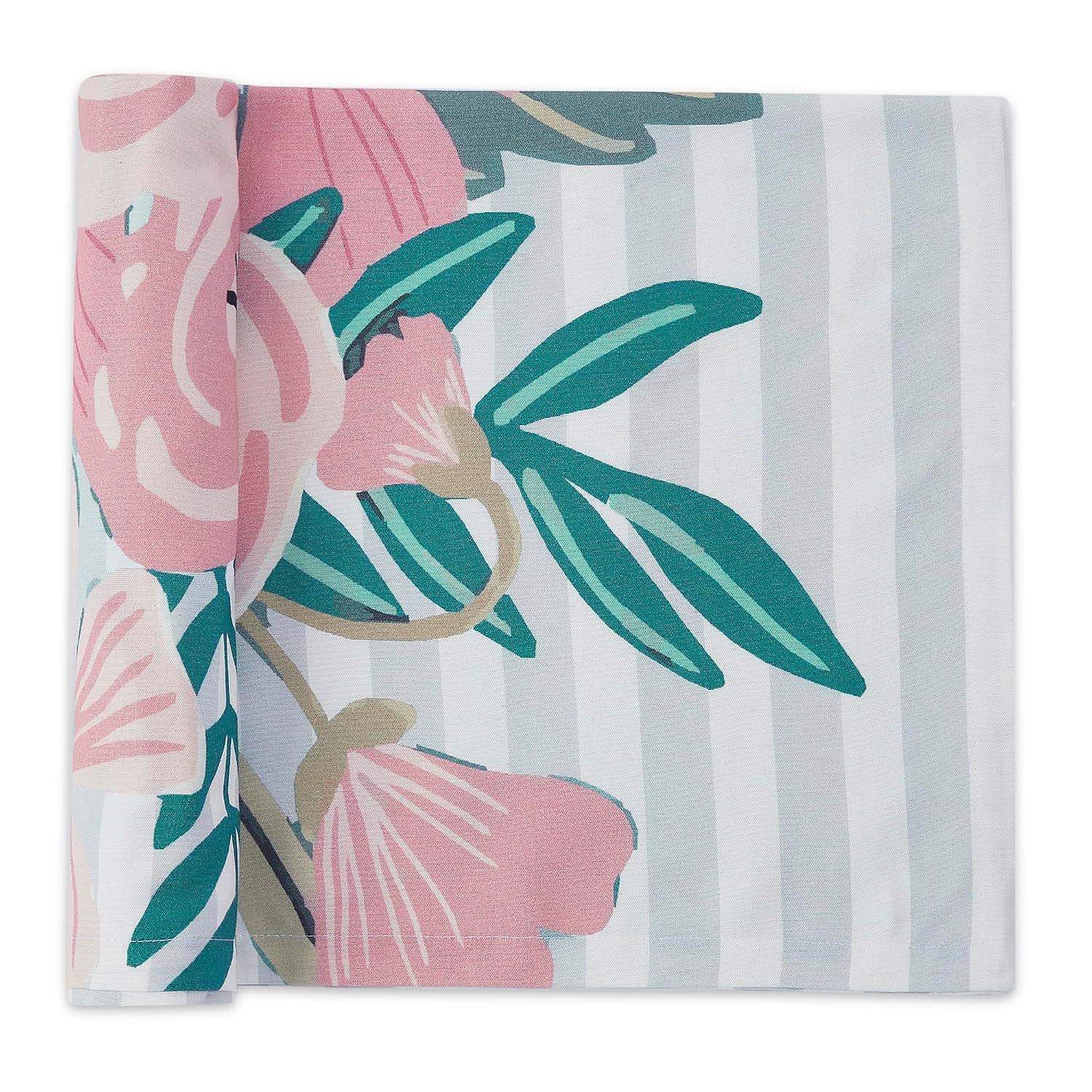 Haus & Kinder Babies Bath Towel 300 Gsm | Baby Bath Towel Cotton Baby Bath Towel Soft Towels Serene Floral (Grey)