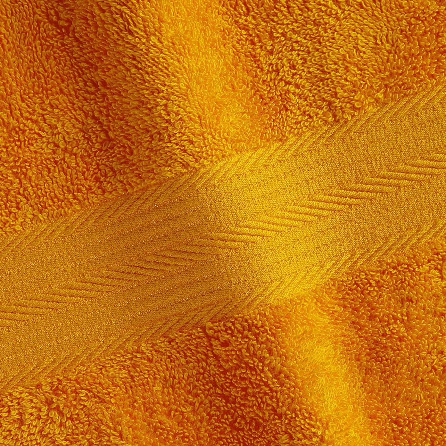 Showstopper Cotton Bath Towel 500 Gsm (Mustard Yellow)