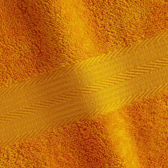 Showstopper Cotton Bath Towel 500 Gsm (Mustard Yellow)